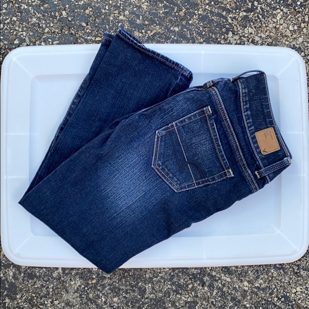 American Eagle Artist Denim Capris